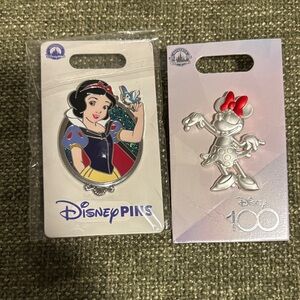 Disney Snow White and Minnie Mouse Collectible Pins